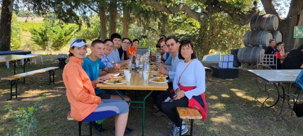 repas vendanges domaine grangeneuve