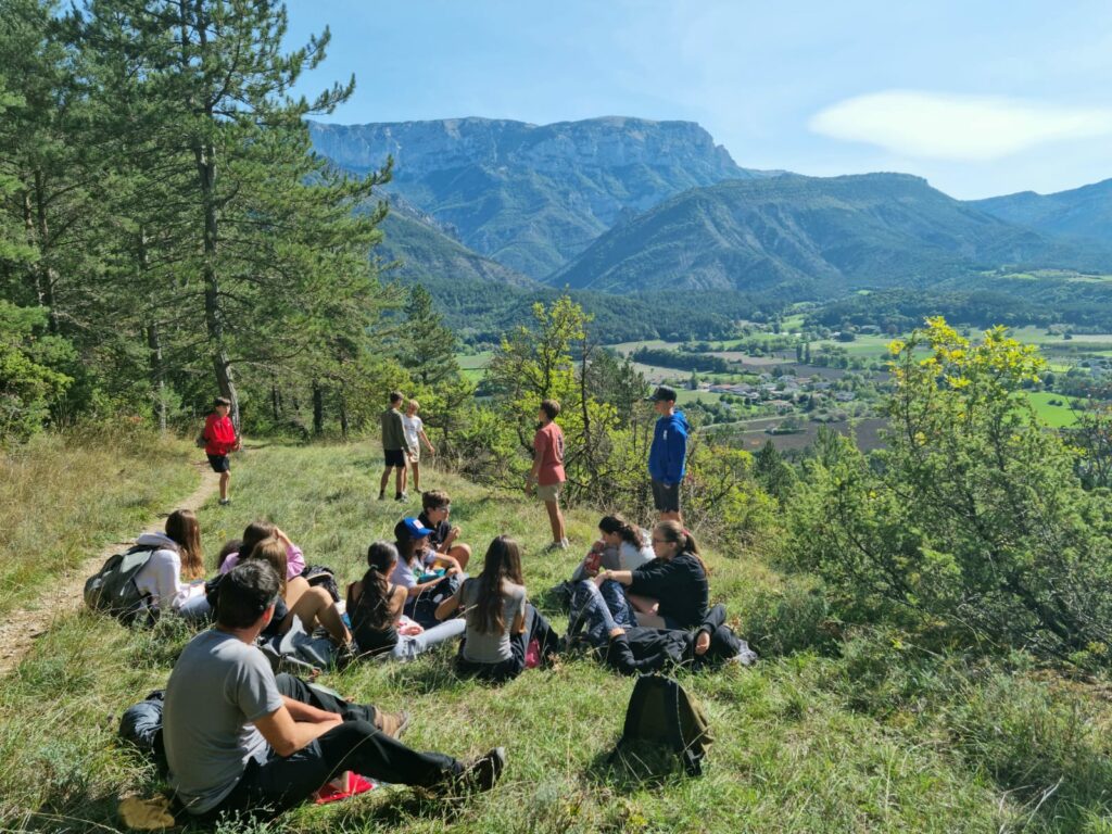 pique nique à Die classe de 5°
