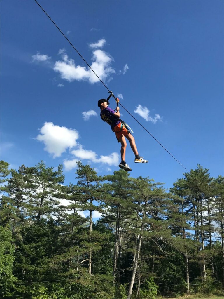 tyrolienne accrobranche