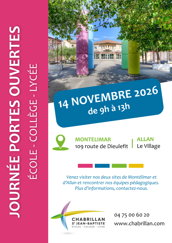 Journée Portes Ouvertes Novembre 2026